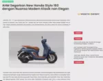AHM Segarkan New Honda Stylo 160 dengan Nuansa Modern Klasik nan Elegan