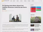 Re-Opening Astra Motor Ahmad Yani, Hadirkan Showroom Lantai Dua dan Servis Gratis
