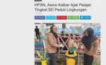 HPSN, Asmo Kalbar Ajak Pelajar Tingkat SD Peduli Lingkungan