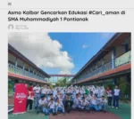 Asmo Kalbar Gencarkan Edukasi #Cari_aman di SMA Muhammadiyah 1 Pontianak