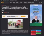 Honda CARE Permudah Konsumen Kalbar Atasi Kendala Motor Kapan Pun dan Di Mana Pun