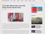 Siswa SMK TBSM di Kalbar Jalani UKK dengan Standar Industri Honda