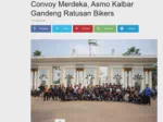 Convoy Merdeka, Asmo Kalbar Gandeng Ratusan Bikers