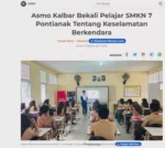 Asmo Kalbar Bekali Pelajar SMKN 7 Pontianak Tentang Keselamatan Berkendara