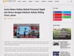 Astra Motor Kalbar Bekali Personel Sigab dan Bravo dengan Edukasi Safety Riding #Cari_aman