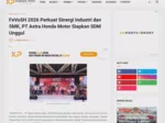 FeVoSH 2026 Perkuat Sinergi Industri dan SMK, PT Astra Honda Motor Siapkan SDM Unggul