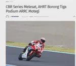 CBR Series Melesat, AHRT Borong Tiga Podium ARRC Motegi