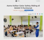 Asmo Kalbar Gelar Safety Riding di SMAN 11 Pontianak