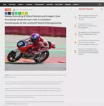 Melaju Kencang di Sirkuit MotorLand Aragon, Dua Pembalap Muda Binaan AHM Tunnjukkan Kemampuan di FIM JuniorGP World Championship