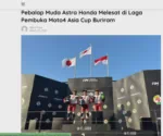 Pebalap Muda Astra Honda Melesat di Laga Pembuka Moto4 Asia Cup Buriram