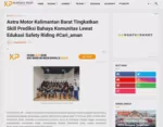 Astra Motor Kalimantan Barat Tingkatkan Skill Prediksi Bahaya Komunitas Lewat Edukasi Safety Riding #Cari_aman