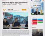 New Honda ADV160 Resmi Diluncurkan di Kalbar dengan Tema SUV Pride