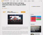 Puncak HBD 2025 di Garut Jadi Ajang Silaturahmi Akbar dan Penggerak UMKM Lokal
