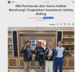RRI Pontianak dan Asmo Kalbar Gaungkan Safety Riding Lewat Dialog Interaktif
