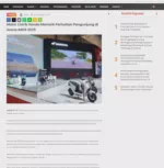 Motor Listrik Honda Menarik Perhatian Pengunjung di Arena IMOS 2025