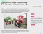 Tanpa Khawatir Mogok di Jalan, Honda CARE Siap Layani Konsumen Kapan Saja
