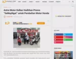 Astra Motor Kalbar Hadirkan Promo “SeMayNgat” untuk Pembelian Motor Honda