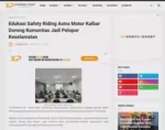 Edukasi Safety Riding Astra Motor Kalbar Dorong Komunitas Jadi Pelopor Keselamatan