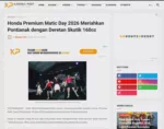 Honda Premium Matic Day 2026 Meriahkan Pontianak dengan Deretan Skutik 160cc