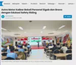 Astra Motor Kalbar Bekali Personel Sigab dan Bravo dengan Edukasi Safety Riding