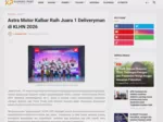 Astra Motor Kalbar Raih Juara 1 Deliveryman di KLHN 2026