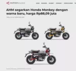 AHM segarkan Honda Monkey dengan warna baru, harga Rp88,09 juta