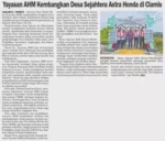 Yayasan AHM Kembangkan Desa Sejahtera Astra Honda di Ciamis