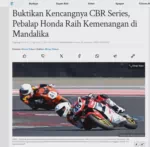 Buktikan Kencangnya CBR Series, Pebalap Honda Raih Kemenangan di Mandalika