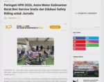 Peringati HPN 2026, Astra Motor Kalimantan Barat Beri Service Gratis dan Edukasi Safety Riding untuk Jurnalis