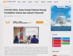 FeVoSH 2026: Astra Honda Perkuat Sinergi Pendidikan Vokasi dan Industri Otomotif