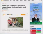 Honda CARE Astra Motor Kalbar, Solusi Layanan Darurat dan Servis Praktis untuk Konsumen