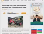 Honda CARE Jadi Solusi Praktis Layanan Purna Jual bagi Konsumen Honda Kalbar