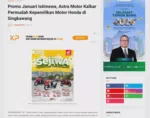 Promo Januari Istimewa, Astra Motor Kalbar Permudah Kepemilikan Motor Honda di Singkawang