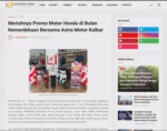 Meriahnya Promo Motor Honda di Bulan Kemerdekaan Bersama Astra Motor Kalbar