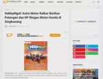 SeMayNgat! Astra Motor Kalbar Berikan Potongan dan DP Ringan Motor Honda di Singkawang