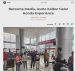 Bersama Media, Asmo Kalbar Gelar Honda Experience