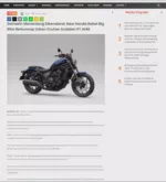 Semakin Menantang Dikendarai, New Honda Rebel Big Bike Berkonsep Urban Cruiser Andalan PT AHM