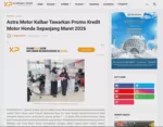 Astra Motor Kalbar Tawarkan Promo Kredit Motor Honda Sepanjang Maret 2026
