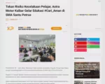 Tekan Risiko Kecelakaan Pelajar, Astra Motor Kalbar Gelar Edukasi #Cari_Aman di SMA Santu Petrus