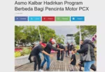 Asmo Kalbar Hadirkan Program  Berbeda Bagi Pencinta Motor PCX