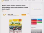 Promo Sejiwa Hadir di Pontianak, Astra Motor Kalbar Tawarkan Kredit Motor Honda Lebih Mudah