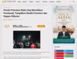 Honda Premium Matic Day Meriahkan Pontianak, Tampilkan Skutik Premium dan Ragam Hiburan