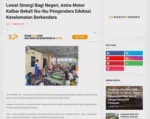 Lewat Sinergi Bagi Negeri, Astra Motor Kalbar Bekali Ibu-Ibu Pengendara Edukasi Keselamatan Berkendara