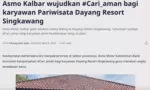 Asmo Kalbar wujudkan #Cari_aman bagi karyawan Pariwisata Dayang Resort Singkawang