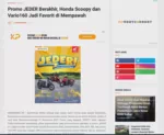 Promo JEDER Berakhir, Honda Scoopy dan Vario160 Jadi Favorit di Mempawah