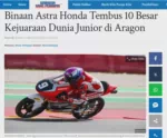 Binaan Astra Honda Tembus 10 Besar Kejuaraan Dunia Junior di Aragon
