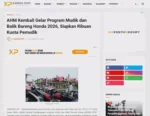 AHM Kembali Gelar Program Mudik dan Balik Bareng Honda 2026, Siapkan Ribuan Kuota Pemudik