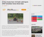 All New Honda Vario 125 Hadir Lebih Sporti, AHM Tambahkan Varian Street Style