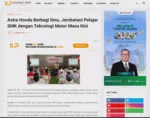 Astra Honda Berbagi Ilmu, Jembatani Pelajar SMK dengan Teknologi Motor Masa Kini
