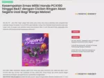 Kesempatan Emas Miliki Honda PCX160 hingga BeAT dengan Cicilan Ringan Akan Segera Usai Bagi Warga Melawi